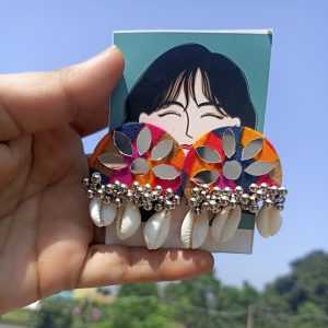 Multicolor Shell Earrings