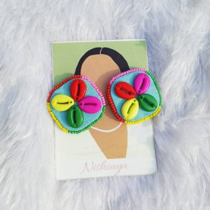 Multicolor Shell Earrings