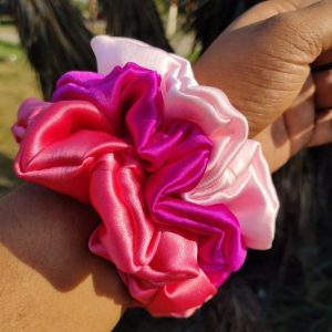 XL Size Scrunchies – Pack of 3 (Shades of Pink)